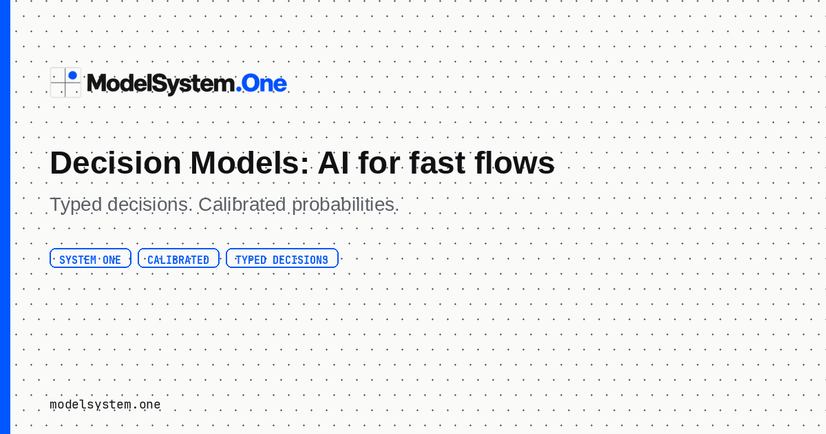 ModelSystem.One